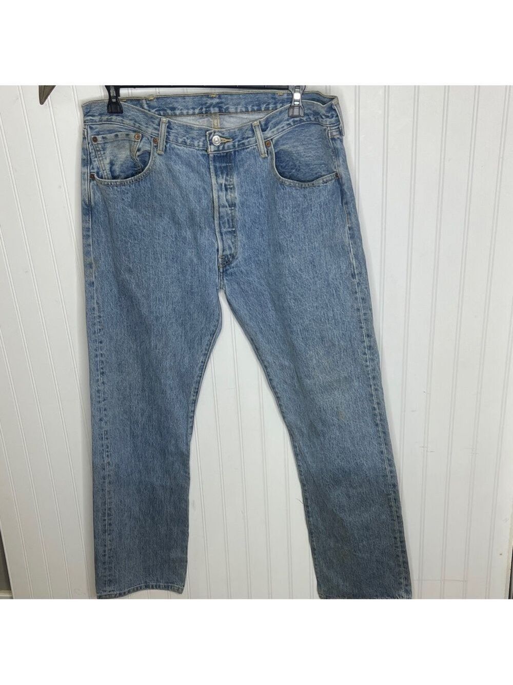 Levi's 501’s Light Wash Straight Jeans Size 38